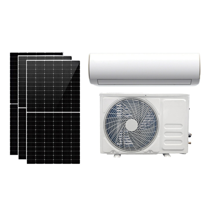 24000Btu AC DC hybrid solar air conditioner 2 ton split unit
