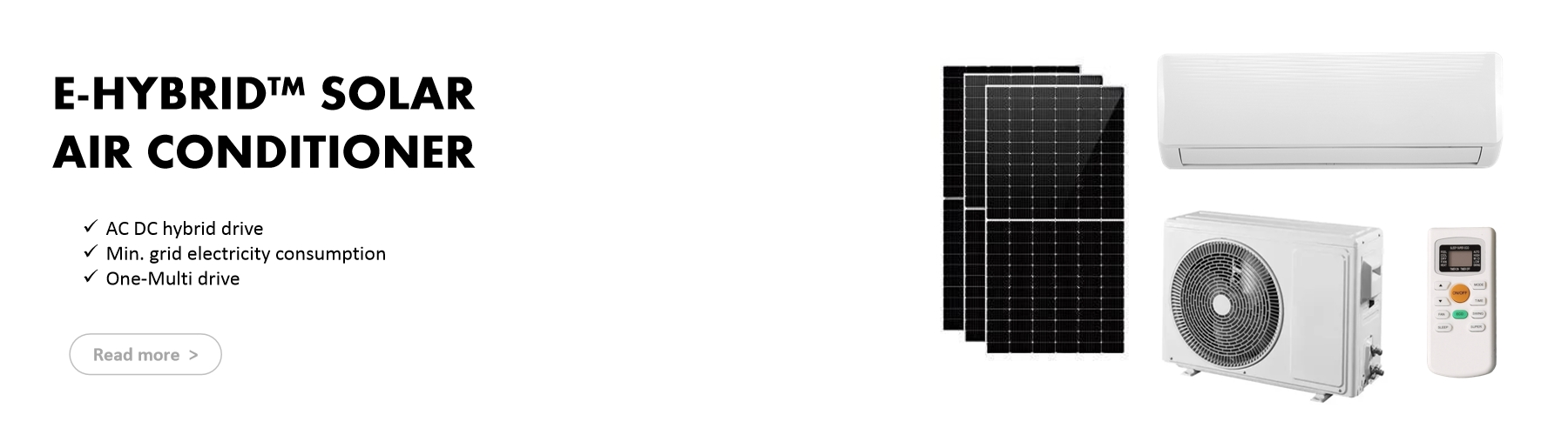 E-Hybrid Solar Air Conditioner